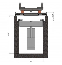 Опорный мост LOW для задних осей
