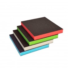 Губка двухсторонняя 120х100х12 мм P60