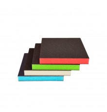 Губка двухсторонняя 120х100х12 мм P80