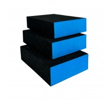 Губка четырехстороння EVA 100х70х25 мм P60