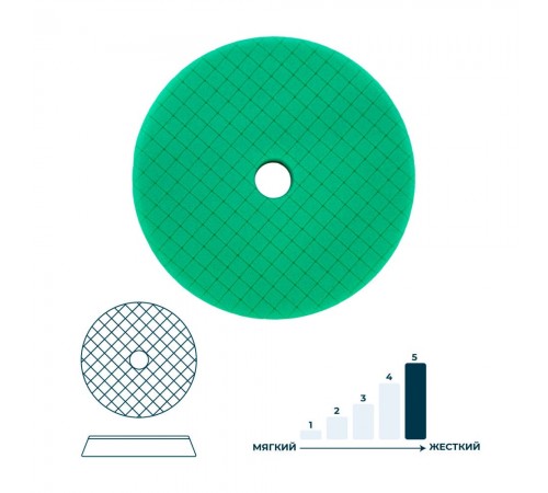 Губка полировочная зеленая Гамматест GTK4164 — профессиональное автосервисное оборудование и инструменты для бизнеса