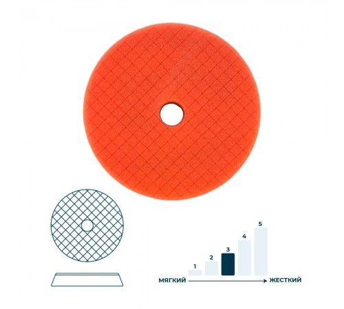 Губка полировочная оранжевая Гамматест GTK4165 — профессиональное автосервисное оборудование и инструменты для бизнеса