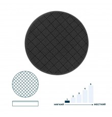 Губка полировочная черная 150 мм Гамматест GTT4090