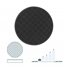 Губка полировочная черная 180 мм Гамматест GTT4091