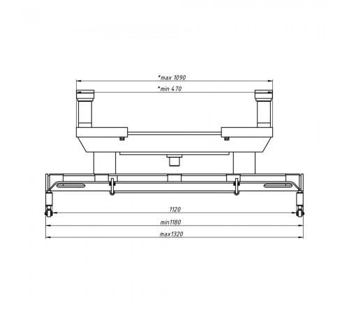 Опорная система для задних осей автомобиля 185 мм Гамматест GTM5013 — профессиональное автосервисное оборудование и инструменты для бизнеса
