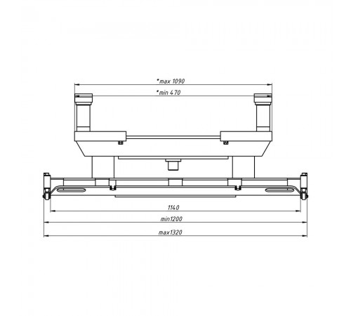Опорный мост LOW для задних осей — профессиональное автосервисное оборудование и инструменты для бизнеса