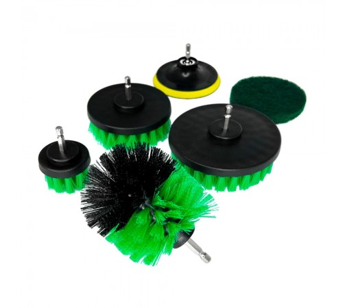 Набор щеток для детейлинга 6 предметов — профессиональное автосервисное оборудование и инструменты для бизнеса