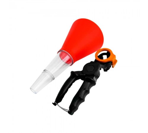 Воронка маслозаливная с держателем Хорекс Авто HZ 04.222SK — профессиональное автосервисное оборудование и инструменты для бизнеса