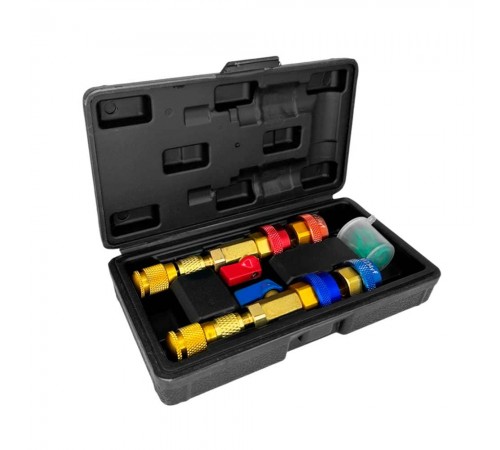 Набор адаптеров для смены золотников под давлением R134a R1234yf Хорекс Авто HZ 18.205.34SK — профессиональное автосервисное оборудование и инструменты для бизнеса