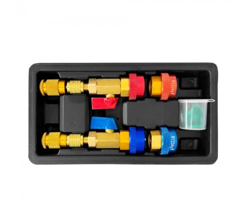 Набор адаптеров для смены золотников под давлением R134a R1234yf Хорекс Авто HZ 18.205.34SK — профессиональное автосервисное оборудование и инструменты для бизнеса
