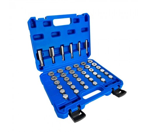 Набор приспособлений для восстановления резьбы масляных поддонов Хорекс Авто HZ 25.1.302SK — профессиональное автосервисное оборудование и инструменты для бизнеса