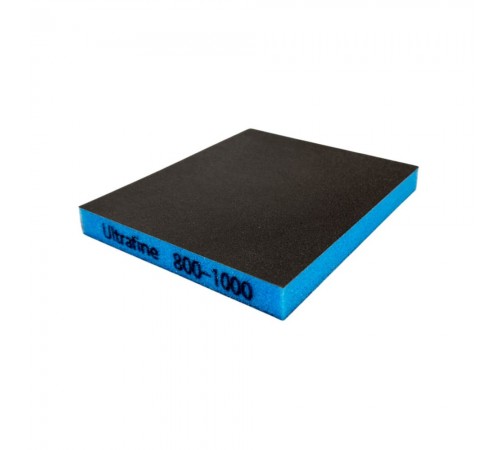 Губка двухсторонняя 120х98х13 мм Ultrafine (P800-1000) — профессиональное автосервисное оборудование и инструменты для бизнеса