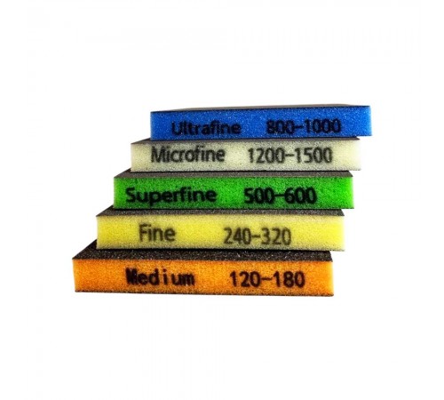 Губка двухсторонняя 120х98х13 мм Medium GTA107F-M — профессиональное автосервисное оборудование и инструменты для бизнеса