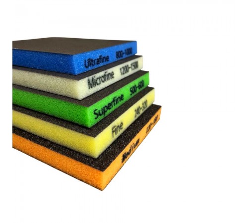 Губка двухсторонняя 120х98х13 мм Medium GTA107F-M — профессиональное автосервисное оборудование и инструменты для бизнеса