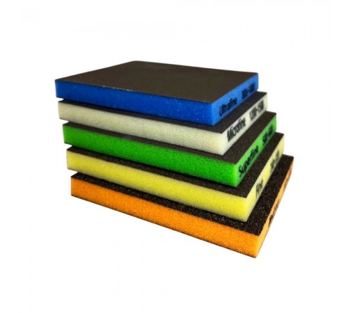 Губка двухсторонняя 120х98х13 мм Medium GTA107F-M — профессиональное автосервисное оборудование и инструменты для бизнеса