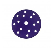 Шлифлист d150 мм 15 отверстий P80 (керамика на пленке) Гамматест GTA208F080