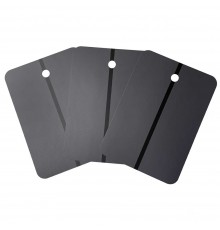 Пластина металлическая для пробных выкрасов темно-серая 148 x 105 мм упаковка - 100 шт