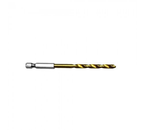 Сверло по металлу спиральное HSS-TiN HEX SHANK 11x116x142 мм