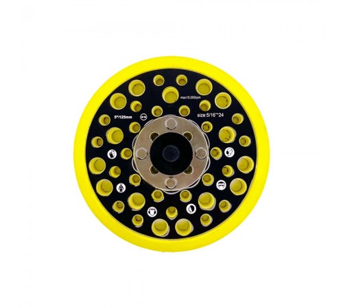 Шлифовальная основа 150 мм на 52 отверстия Гамматест GTT4200 — профессиональное автосервисное оборудование и инструменты для бизнеса