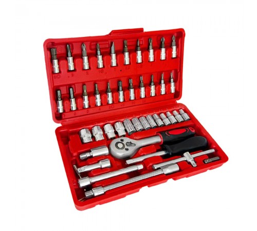 Набор инструмента 1/4" 46 предметов Гамматест GTY1230 — профессиональное автосервисное оборудование и инструменты для бизнеса
