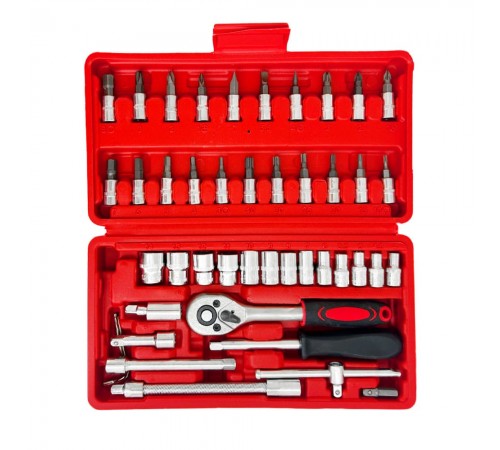 Набор инструмента 1/4" 46 предметов Гамматест GTY1230 — профессиональное автосервисное оборудование и инструменты для бизнеса