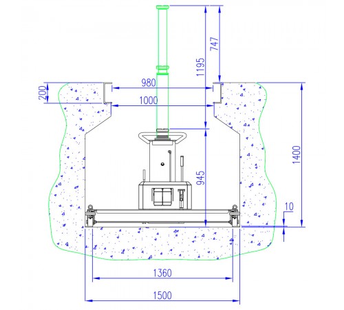 Подъемник напольный канавный г/п 15 т Хорекс Авто HL16A(W) — профессиональное автосервисное оборудование и инструменты для бизнеса
