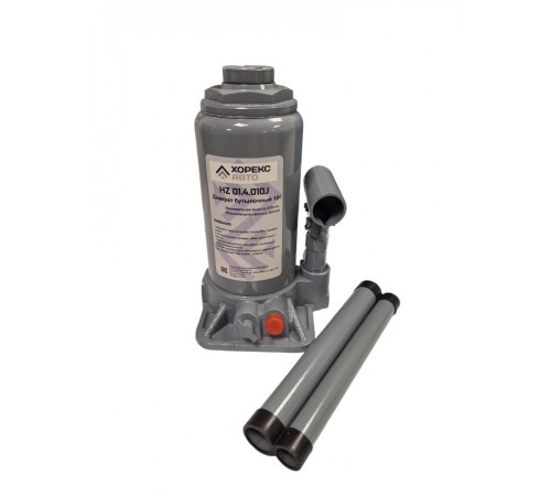 Домкрат бутылочный 10 т Хорекс Авто HZ 01.4.010J — профессиональное автосервисное оборудование и инструменты для бизнеса
