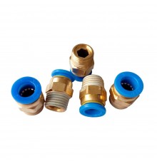 Фитинг зажимной 6 мм, 1/8" НР Гамматест YPC06-01