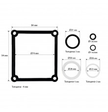Ремонтный комплект насоса гидравлического пресса Хорекс Авто HZ 01.1.020J