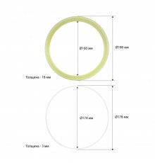 Ремонтный комплект цилиндра гидравлического пресса Хорекс Авто HZ 01.1.100EJ