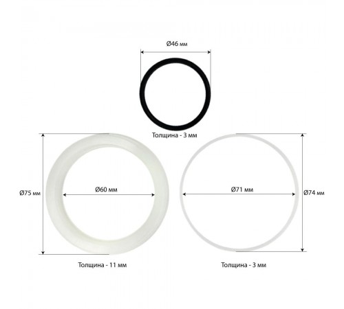 Ремонтный комплект цилиндра 30 т Хорекс Авто HZ 03.2.1.002J — профессиональное автосервисное оборудование и инструменты для бизнеса