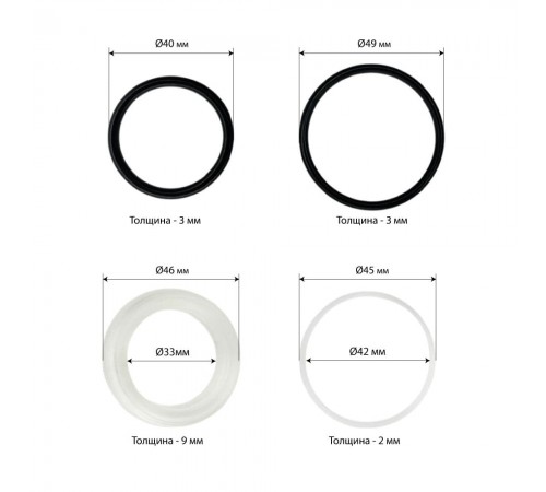 Ремонтный комплект цилиндра обратного действия 10 т Хорекс Авто HZ 02.2.012J — профессиональное автосервисное оборудование и инструменты для бизнеса