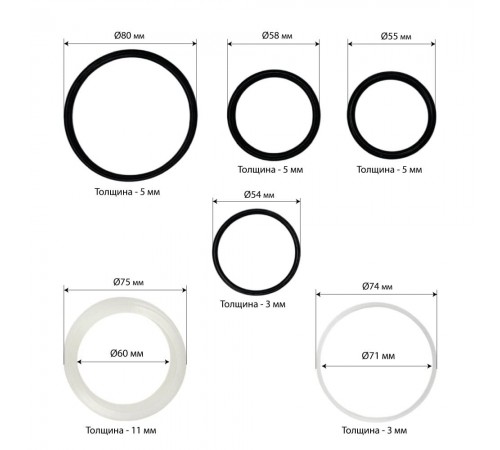 Ремонтный комплект цилиндра обратного действия 20 т Хорекс Авто HZ 02.2.013J — профессиональное автосервисное оборудование и инструменты для бизнеса