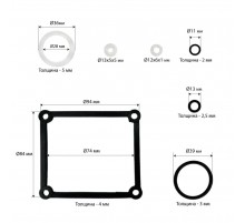 Ремонтный комплект насоса 50 т Хорекс Авто HZ 03.2.3.010J