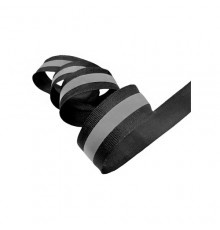 Тканная ременнная лента со вставкой из светоотражающего материала 1 см Хорекс Авто