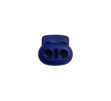 Ограничитель пластиковый с двумя отверстиями синяя 500 штук