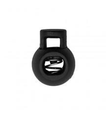 Ограничитель пластиковый с одним отверстием черная 500 штук