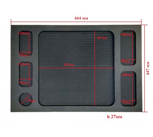 Накладка EVA на столешницу для инструментальной тележки Хорекс Авто HZ 20.1.008S — профессиональное автосервисное оборудование и инструменты для бизнеса