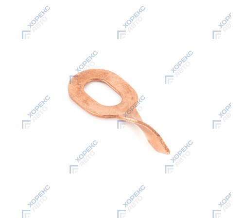 Сварочная шайба тяговая, искривленная  для контактной сварки (омедненная) Хорекс Авто HZ 18.628 — профессиональное автосервисное оборудование и инструменты для бизнеса