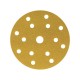 Наждачная бумага желтая D150 мм P80 Velcro (тип зерна – оксид алюминия) 15 отверстий Гамматест M3-255D150P80 — профессиональное автосервисное оборудование и инструменты для бизнеса