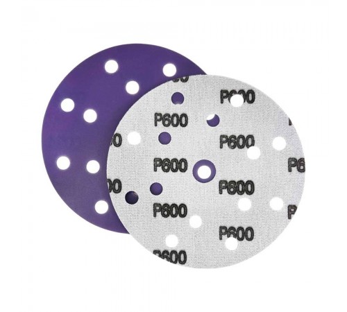Шлифлист d150 мм 15 отверстий P600 — профессиональное автосервисное оборудование и инструменты для бизнеса