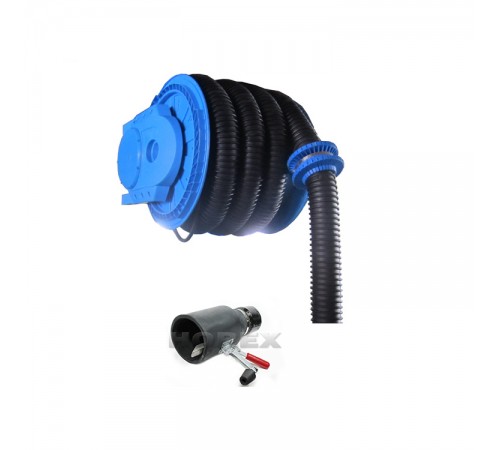 Катушка вытяжная со шлангом (длина 10 м d = 127 мм) Хорекс Авто HZ 16.1.127.2 — профессиональное автосервисное оборудование и инструменты для бизнеса