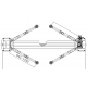 Подъемник двухстоечный электрогидравлический с симметричными лапами, г/п 4.0 т Хорекс Авто HL-4.0BZ-S — профессиональное автосервисное оборудование и инструменты для бизнеса