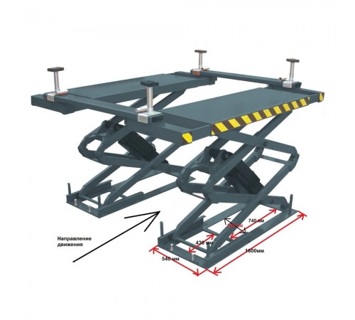 Ножничный подъёмник г/п 3.5 т Хорекс Авто HDSL-3.5S(SUV) — профессиональное автосервисное оборудование и инструменты для бизнеса