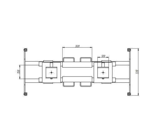 Опорная система для вывешивания передних осей автомобиля 125 мм Гамматест GTM5010 — профессиональное автосервисное оборудование и инструменты для бизнеса