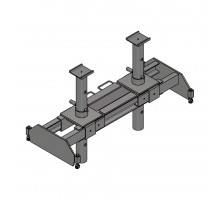 Опорная система для вывешивания передних осей грузового автомобиля 180 мм Гамматест GTM5011