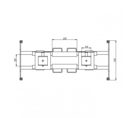 Опорная система для вывешивания передних осей грузового автомобиля 180 мм Гамматест GTM5012 — профессиональное автосервисное оборудование и инструменты для бизнеса