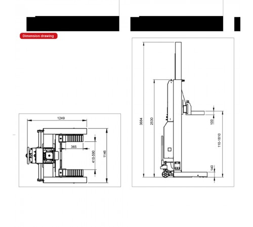 Мобильные подкатные ПРОВОДНЫЕ колонны ХОРЕКС АВТО HL-8.0MC-DC — профессиональное автосервисное оборудование и инструменты для бизнеса