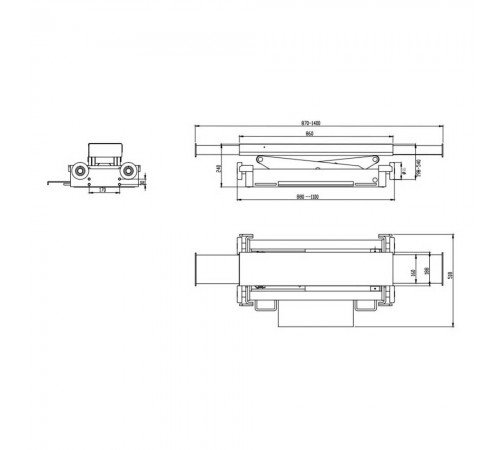 Траверса пневмогидравлическая г/п 3 т Хорекс Авто HRJ-XT-3A — профессиональное автосервисное оборудование и инструменты для бизнеса