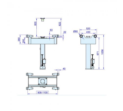 Подъемник канавный г/п 14 т Хорекс Авто DP14A — профессиональное автосервисное оборудование и инструменты для бизнеса